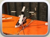 Hubschraubermodell, ausgestellt von den Modellfliegern (IMS).