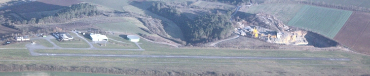 Luftbild Flugplatzpiste