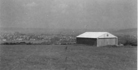 erster Hangar auf dem Grasberg